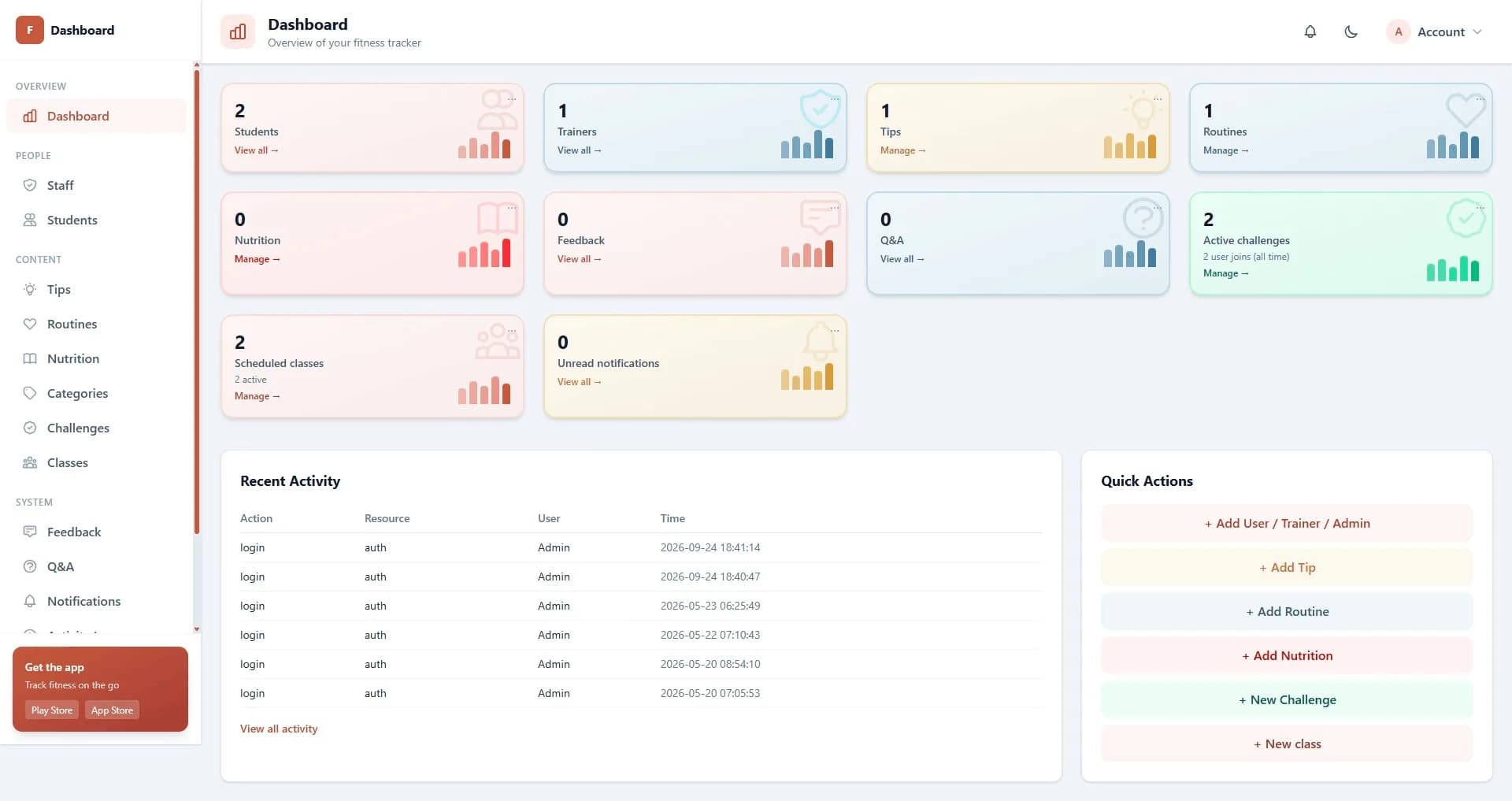 Personal Fitness Tracker by CodeDarbar — screenshot 6