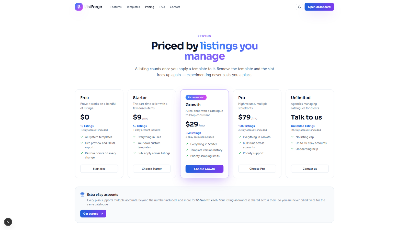 ListForge eBay Template Editor/Generator by Code Darbar — screenshot 17