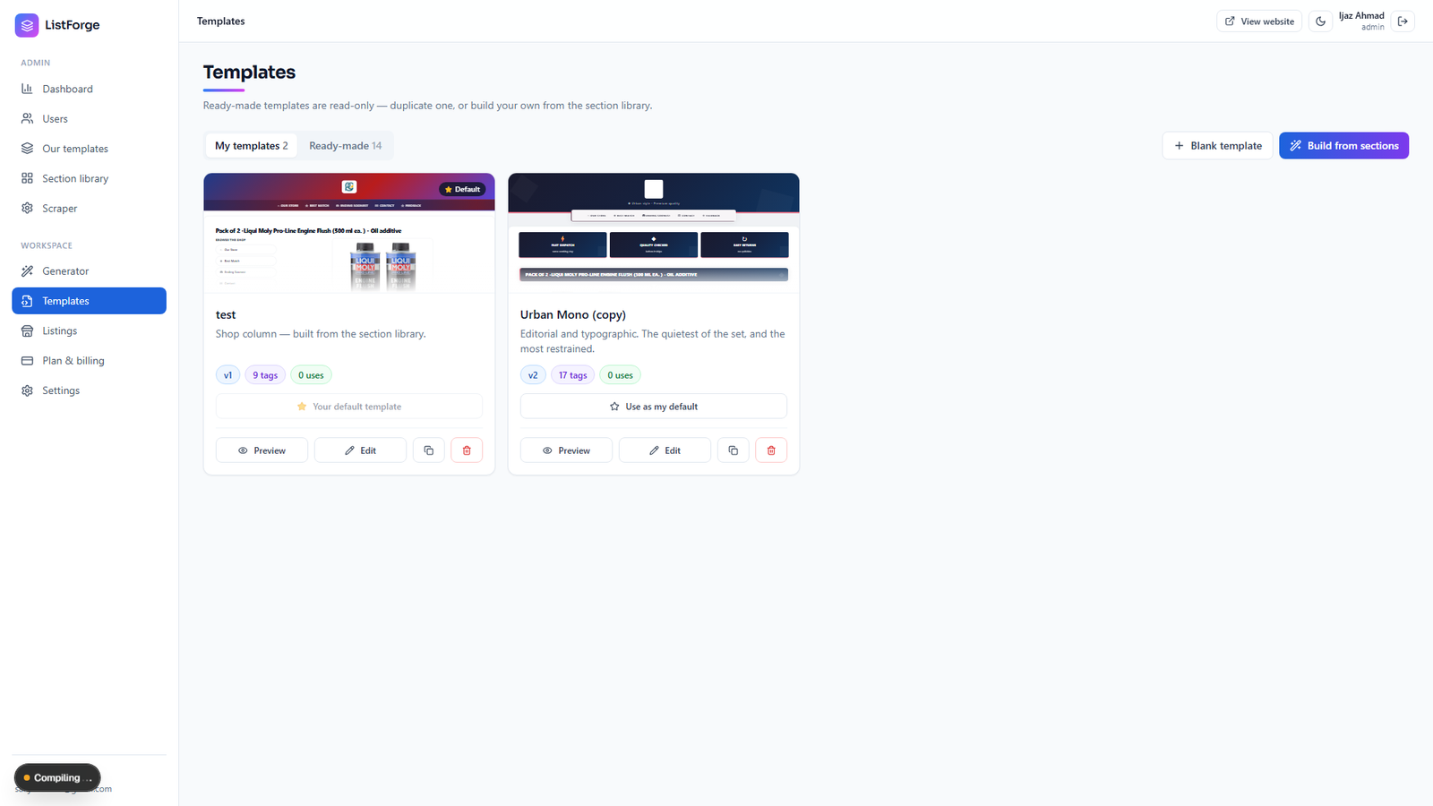 ListForge eBay Template Editor/Generator by Code Darbar — screenshot 9
