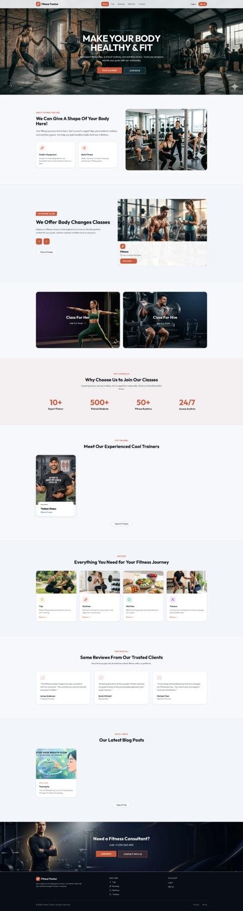 Personal Fitness Tracker